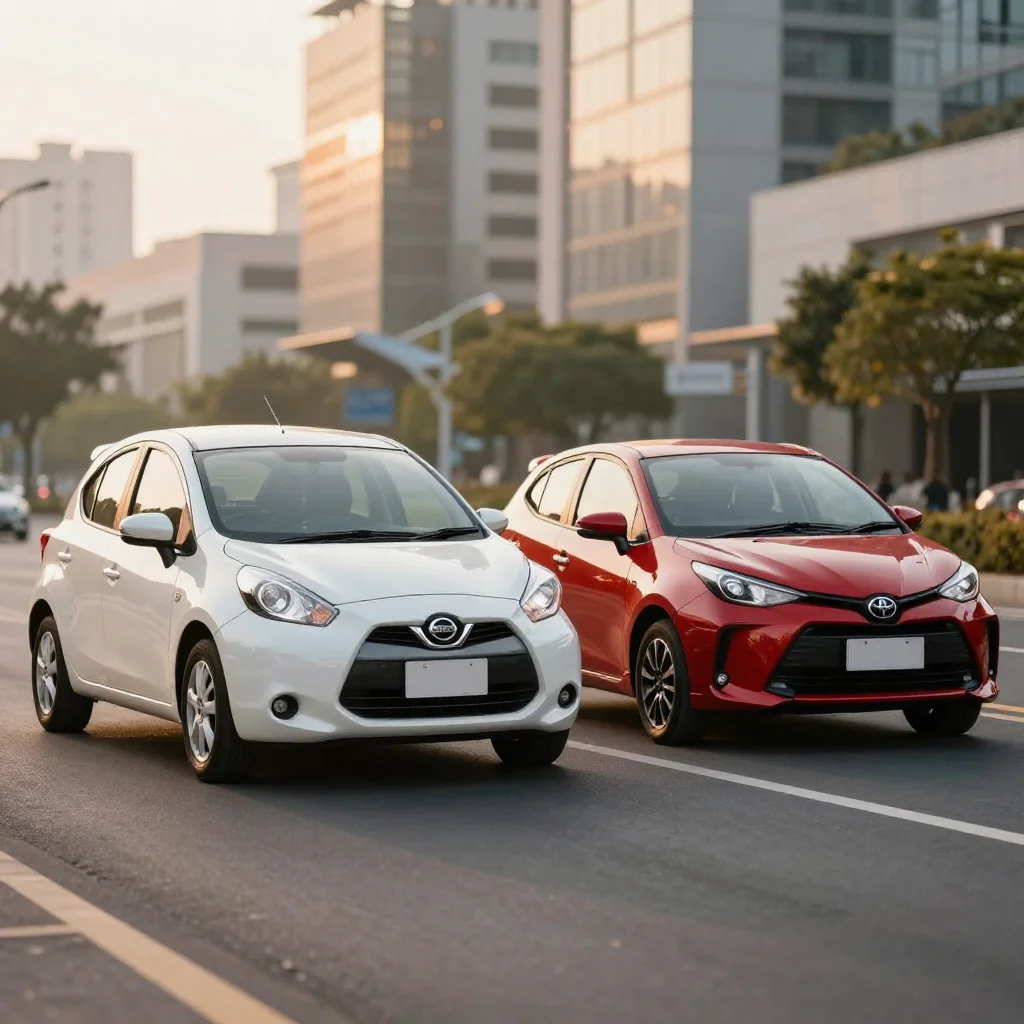 Nissan March dan Toyota Yaris Bakpau: Pilih Mana Motuba Idaman?